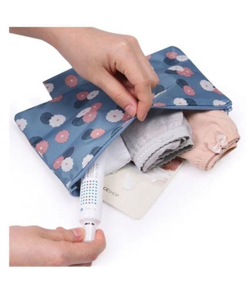 swadec Blue Travel Case Underwear Storage Boxes Bra Organizer Buy