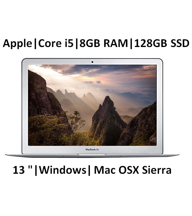 Apple MacBook Air MQD32HN/A Laptop 2017 (Core i5- 8GB RAM- 128GB SSD- 33.02cm(13)- Mac OSX Sierra)