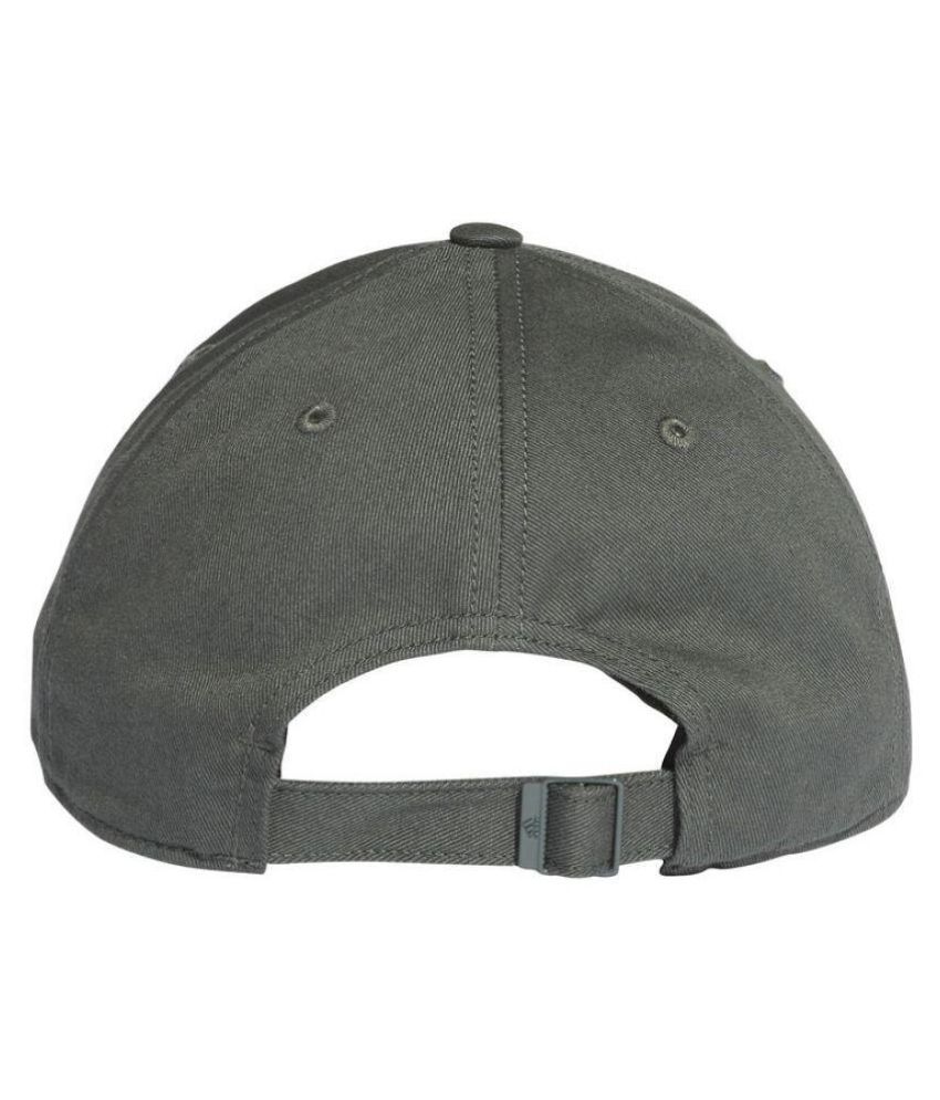 Adidas Gray Plain Polyester Caps Buy Online Rs. Snapdeal