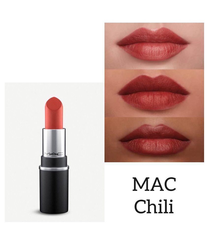 matte lipstick chili