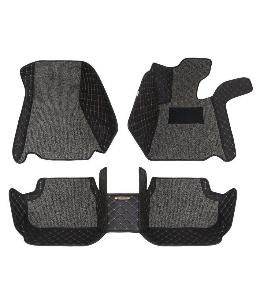 Autofurnish 5d Plus Car Mats For Hyundai Venue 2019 Black Grey