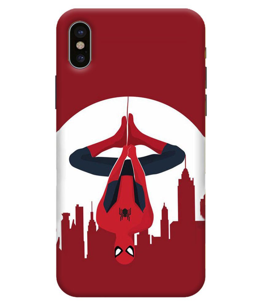 Apple iPhone X Printed Cover By Digi Swipes Spiderman Vector Mobile Back  Cover and Cases Raised Lip for screen protection. - Printed Back Covers  Online at Low Prices | Snapdeal India