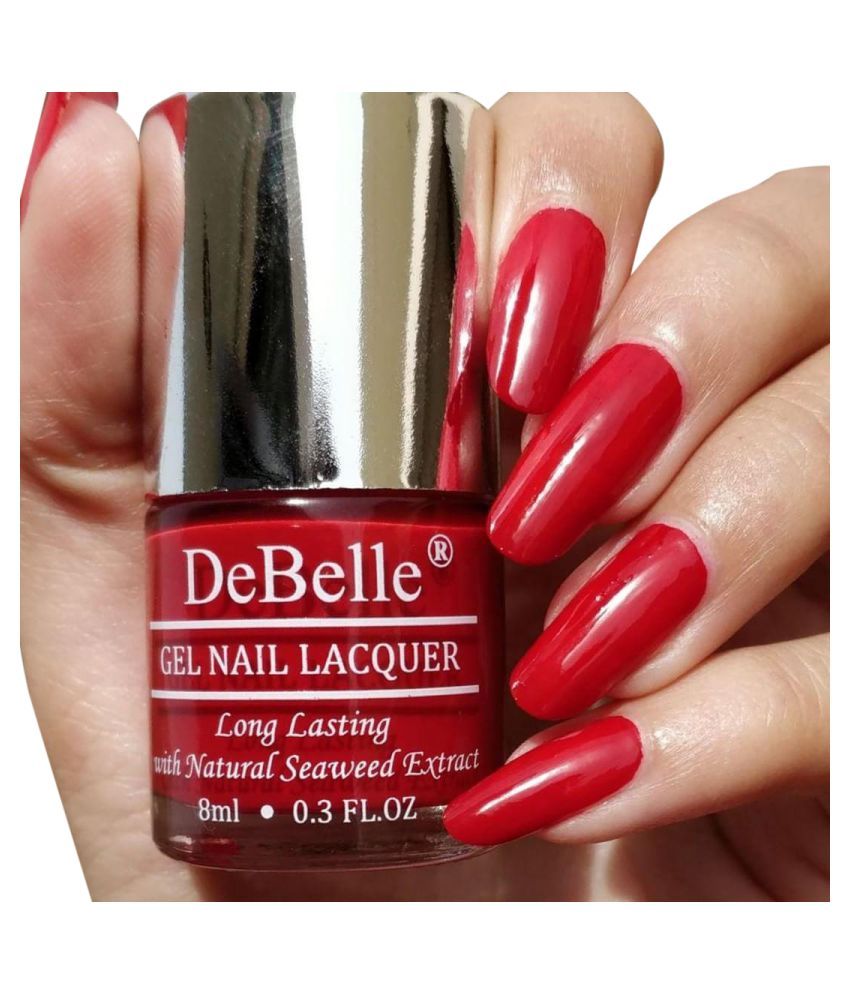 DeBelle Gel Nail Lacquer Moulin Rouge (Maroon), 8ml: Buy DeBelle Gel ...