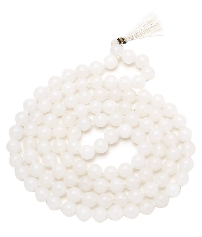 Crystal Mala Stone of Clearer Thinking, Standard, White: Buy Crystal ...