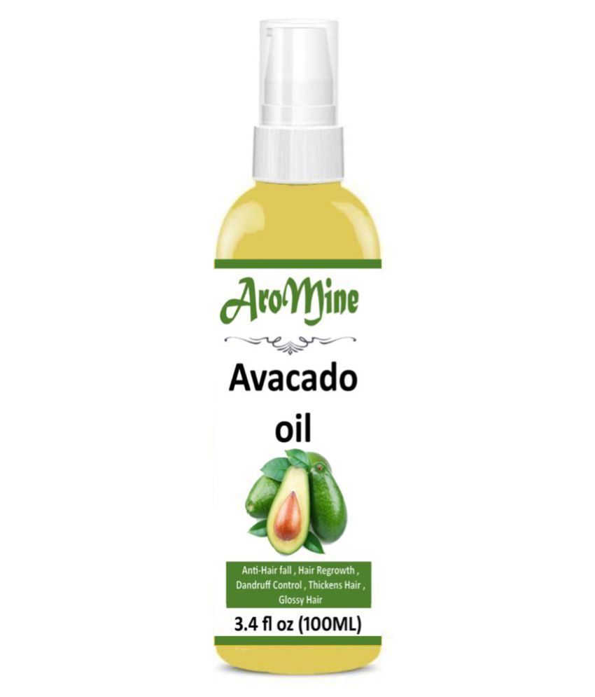 Aromine 100 Pure & Natural Avocado Oil For Hair Growth Oil 100 mL