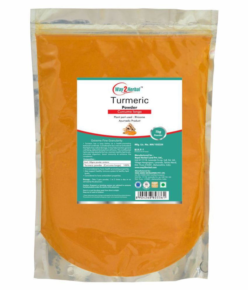 Way2Herbal Turmeric Powder 1 kg Buy Way2Herbal Turmeric Powder 1 kg at