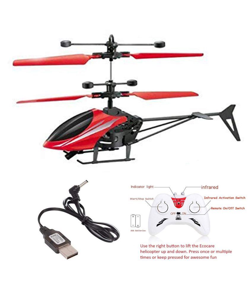 hand induction control flying helicopter