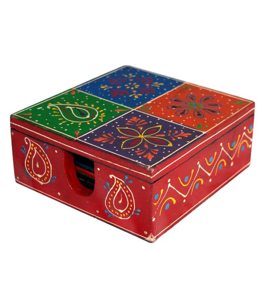 Jaipur Handicrafts Single Wood Coaster Buy Jaipur Handicrafts Single