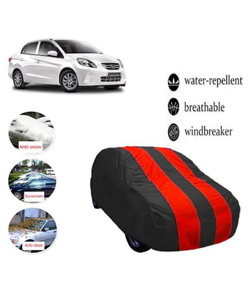 QualityBeast Car Body Cover for Honda Amaze [2014-2015] RedBlue: Buy