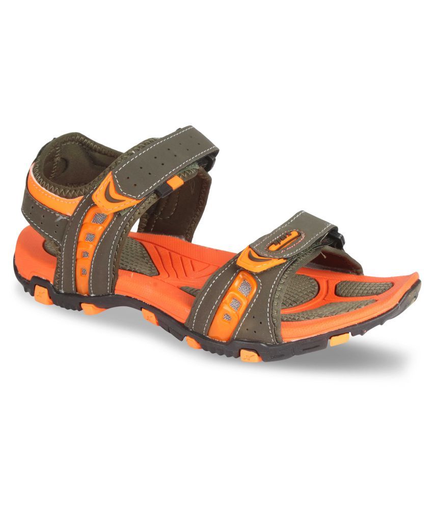 sparx green sandals