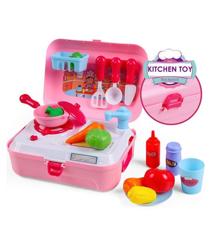 Kitchen Backpack Toy Cook Kitchenware Pretend Game Intelligence Education Toy Buy Kitchen