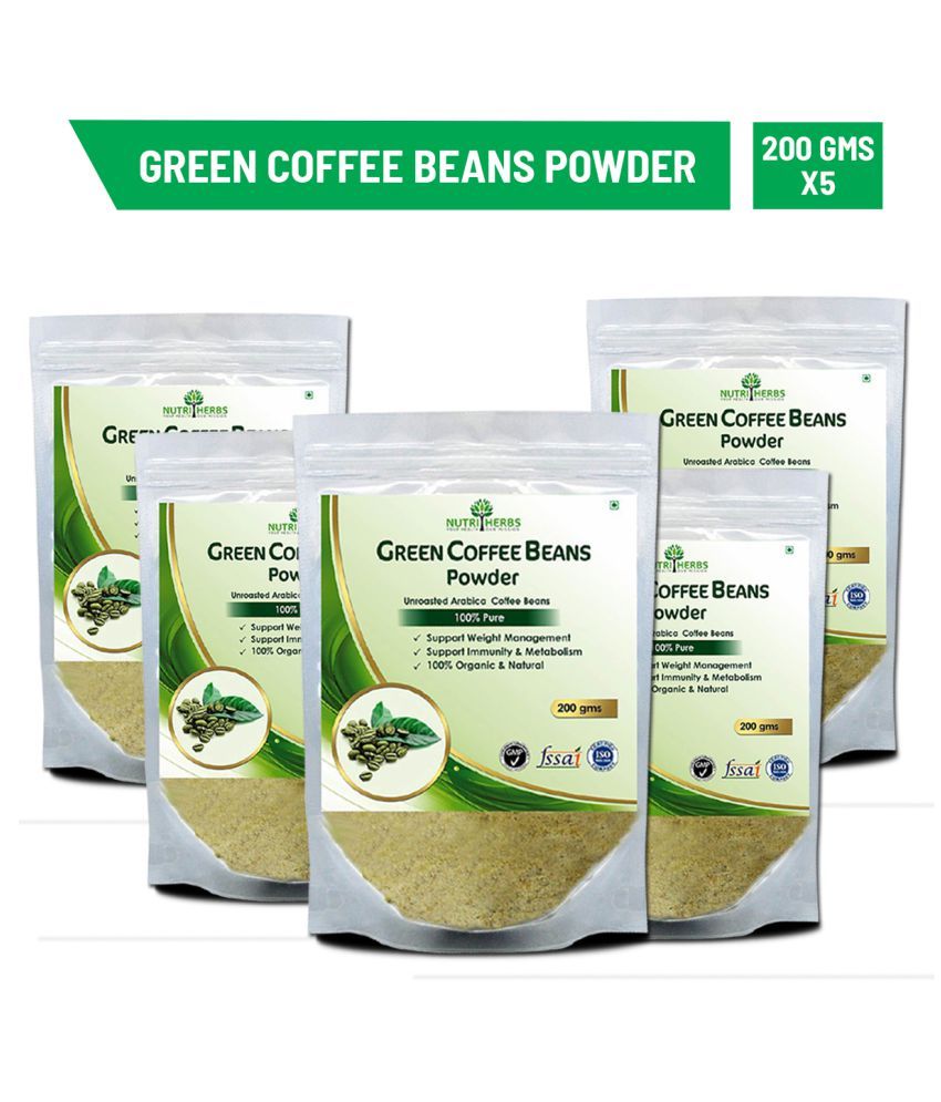 Nutriherbs Green Coffee Beans Powder 100 Natural & Pure Product
