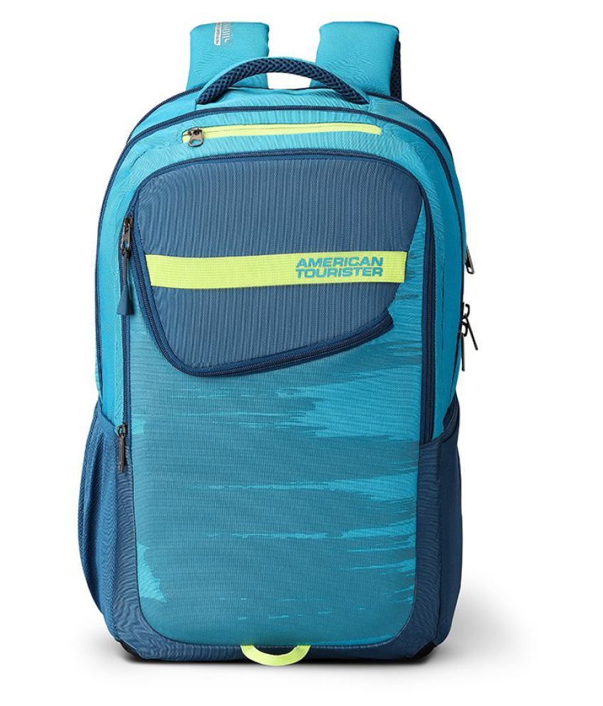 american tourister turquoise backpack