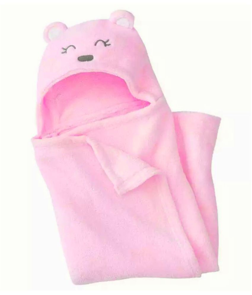     			Brandonn - Pink Flannel Baby Blanket (Pack of 1)