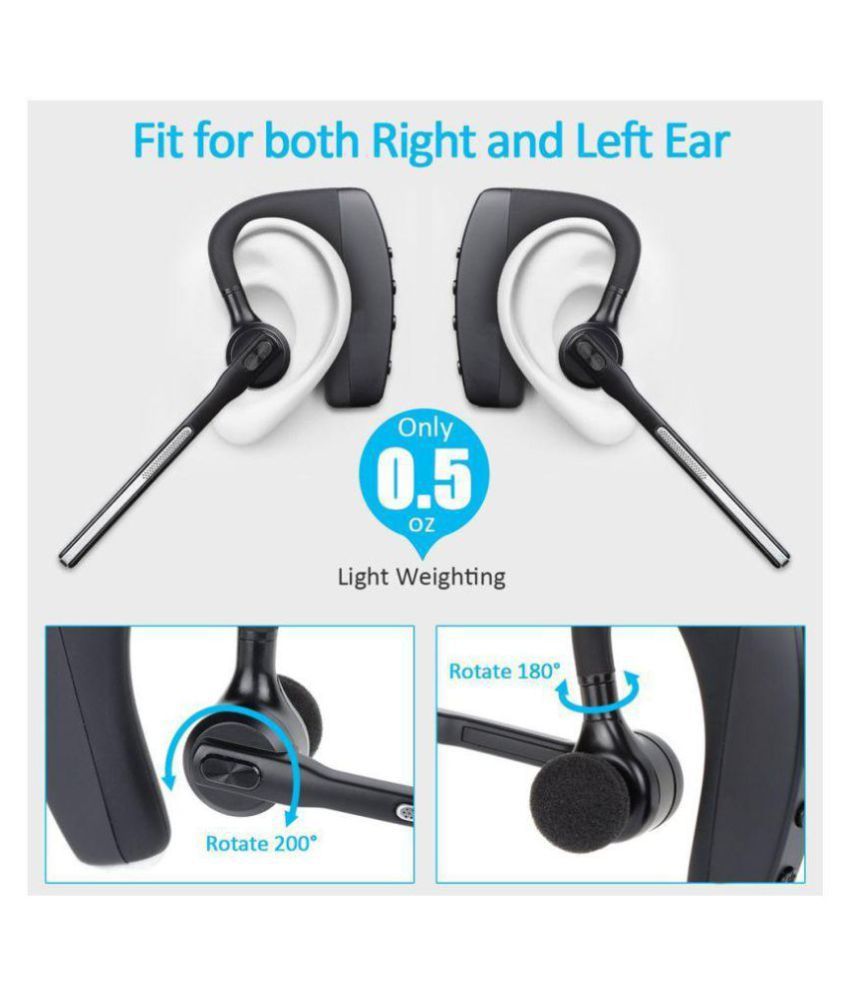 Life Like Dual mic & Noise Cancellation Bluetooth Headset Black Buy