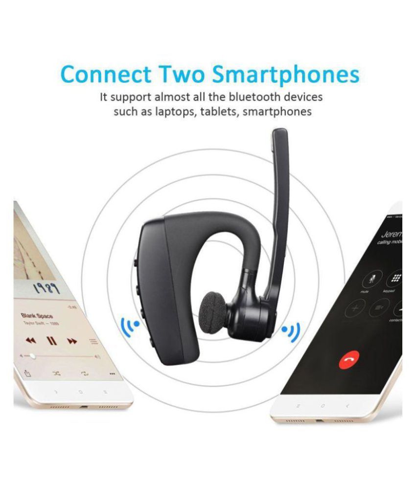 Life Like Dual mic & Noise Cancellation Bluetooth Headset Black Buy