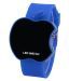 Kids Apple Shape Blue Digital LED Watch for Boys Girls