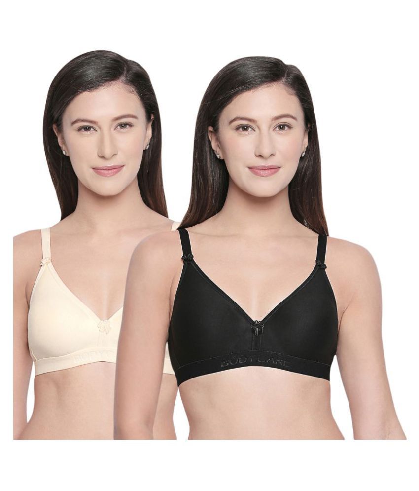     			Bodycare Cotton Seamless Bra - Black