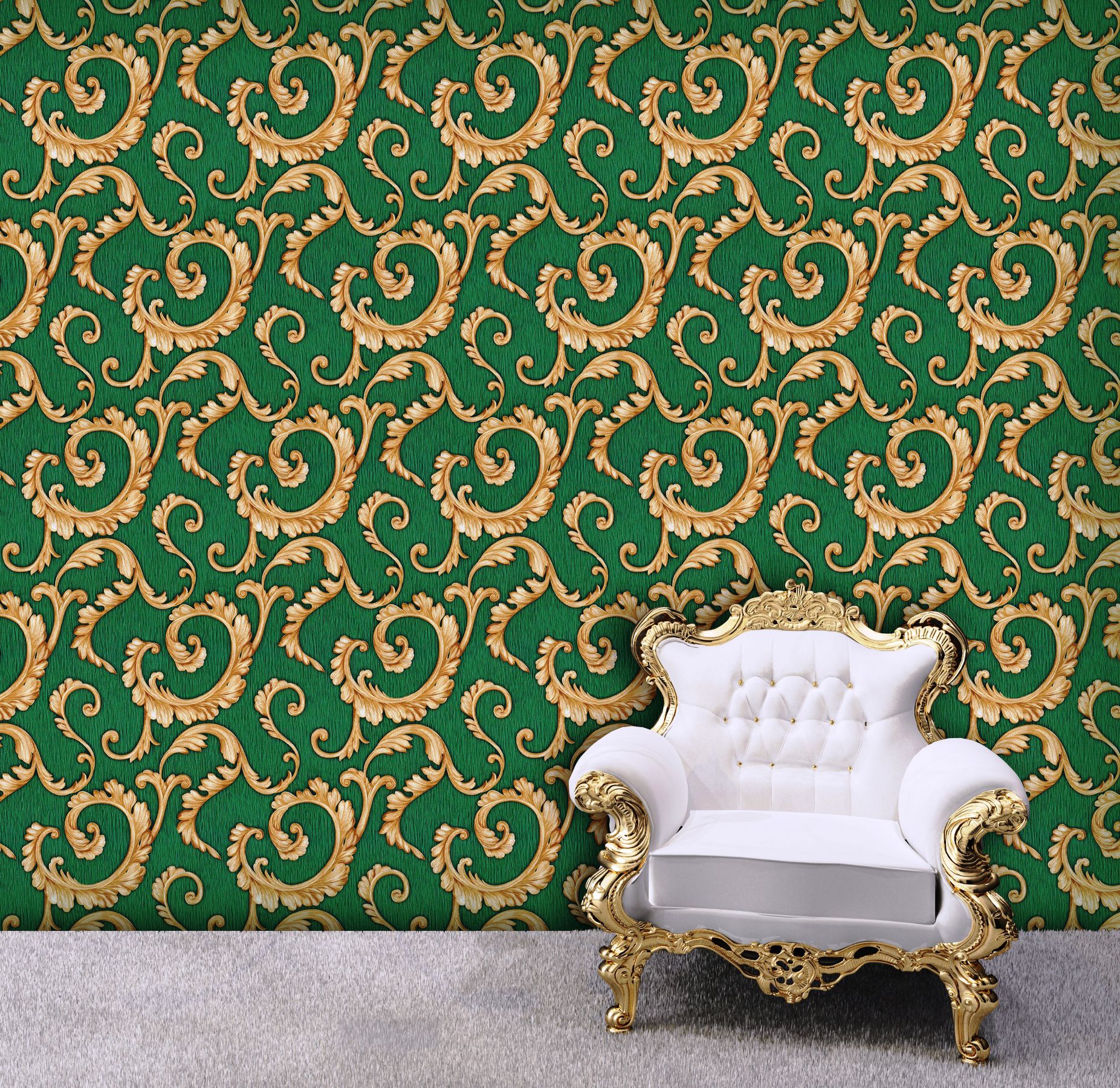 Green Textured Attractive Wallpaper Buy Green Textured Attractive Wallpaper  at Best Price in India on Snapdeal