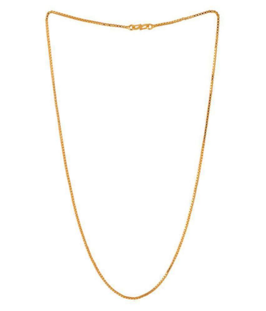     			shankhraj mall Gold Plated Chain ( Set of 1 )