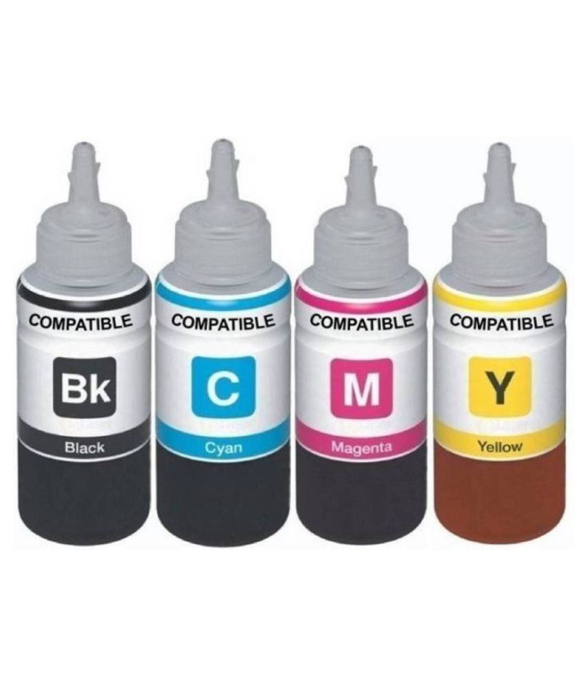 Kataria Refill Ink x 100ml Multicolor Pack of 4 Ink bottle for For Canon PG 810, CL 811, PG 740, CL 741, PG 745, CL 746, PG 47, CL 57 Ink Cartridges