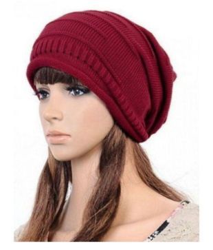 maroon beanie women