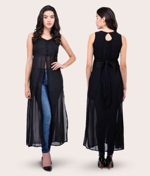 single piece black dress