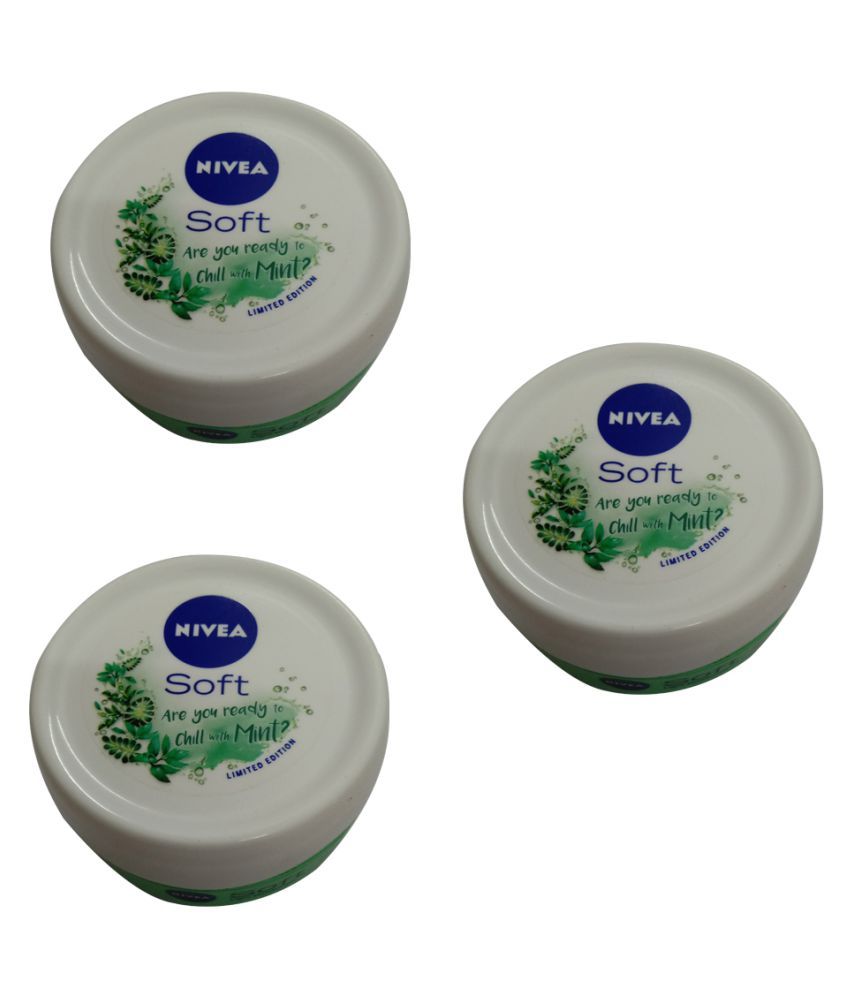 Nivea 3 SOFT MINT LIGHT MOISTURISER 100 ML Foot Cream ( 100 ml ) Buy