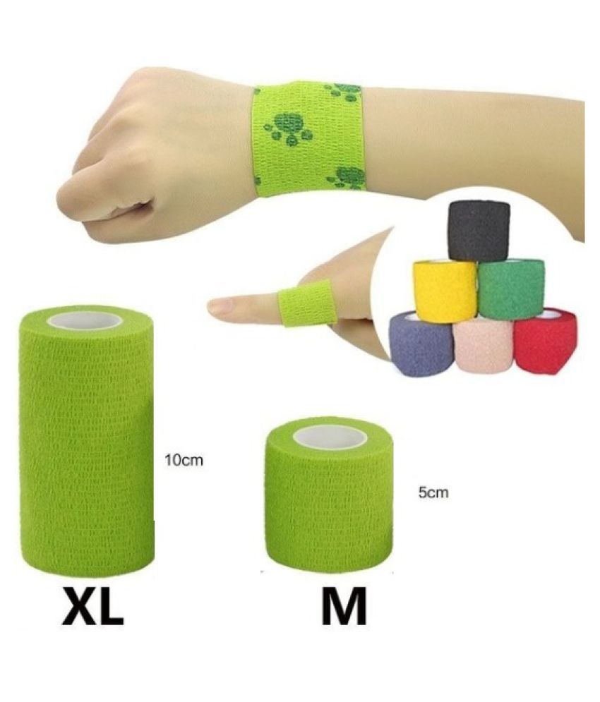 ATAPE Set of 2 (10cm & 5cm) Outdoor Bandage Adhesive Tape Elastic Non