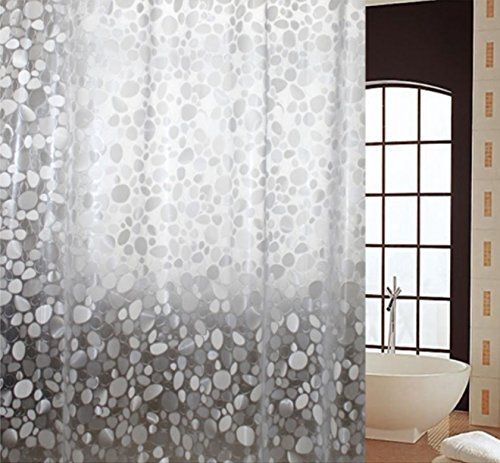     			E-Retailer Single Door Semi-Transparent Ring Rod PVC AC Curtains White