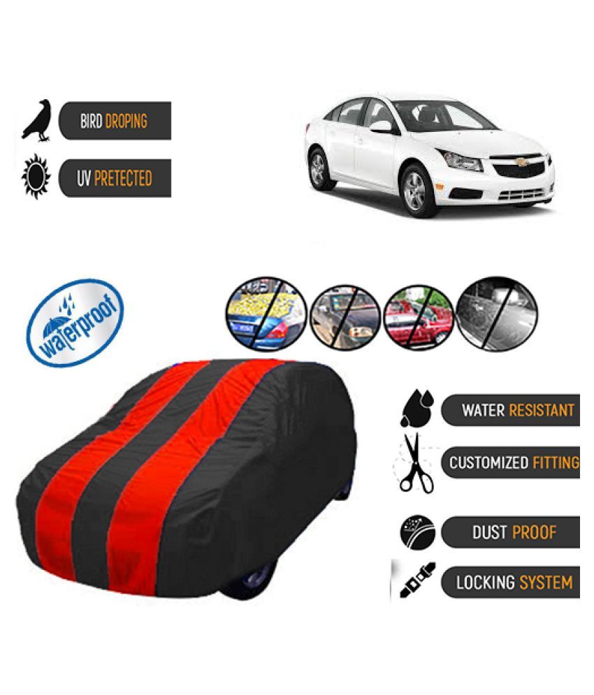 QualityBeast Car Body Cover for Chevrolet Cruze [20142015] Grey Blue