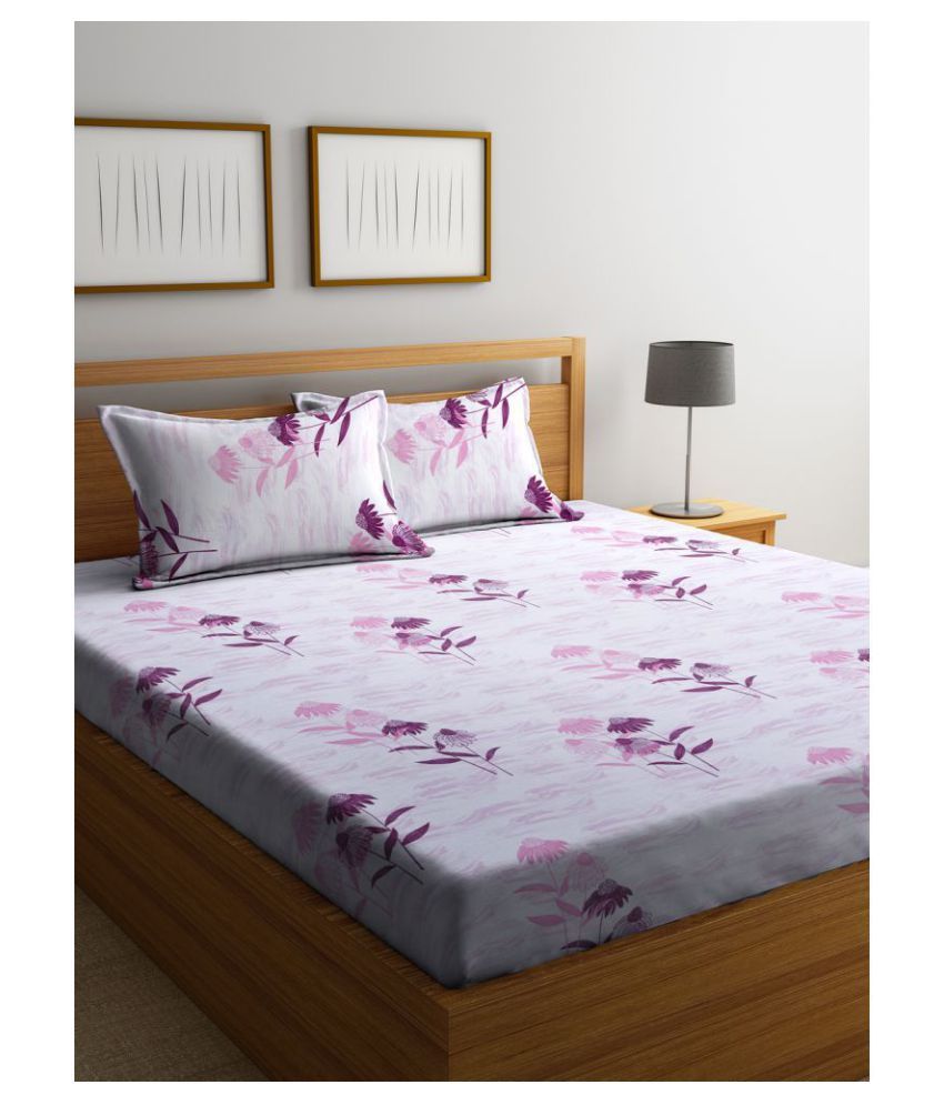 Raymond Home Cotton Double Bedsheet with 2 Pillow Covers Buy Raymond