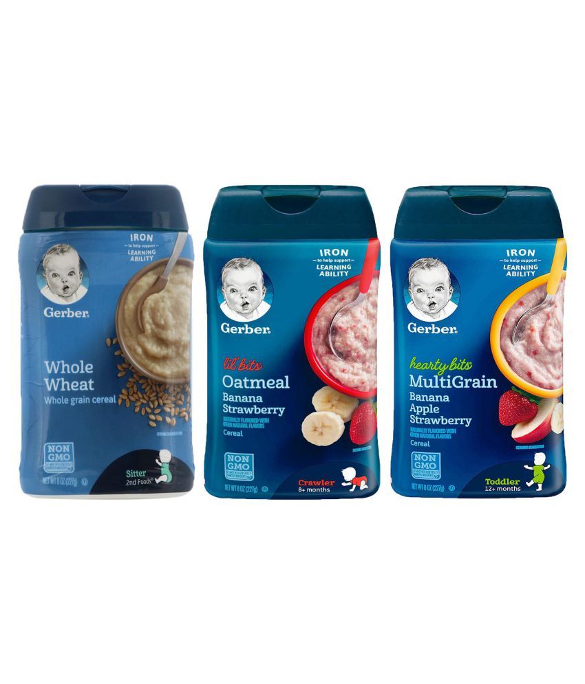 Gerber Assorted Infant Cereal for 6 Months + ( 1800 gm ): Buy Gerber