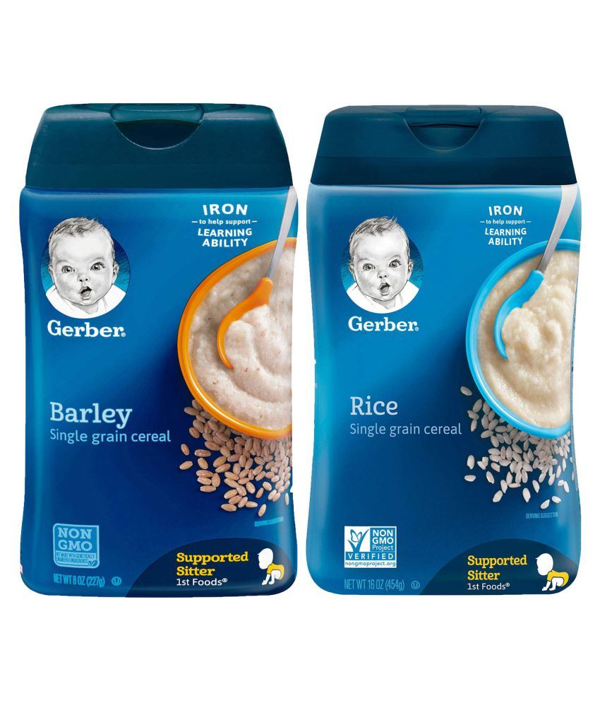 gerber barley baby cereal