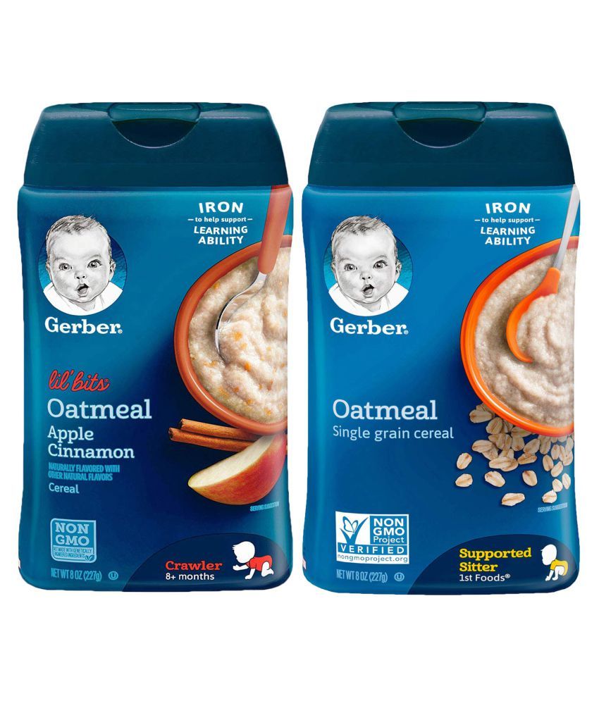 gerber oatmeal apple cinnamon