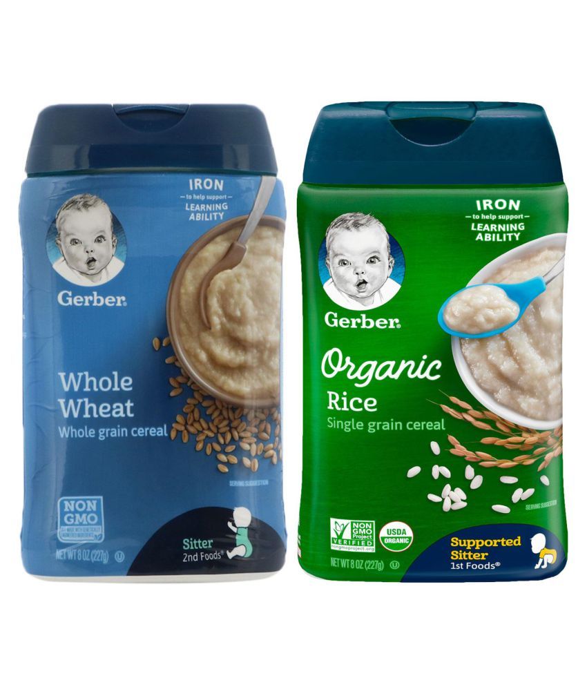 Gerber Whole Rice Infant Cereal for Under 6 Months ( 454