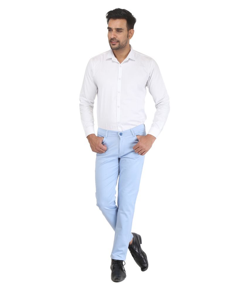 light blue chinos