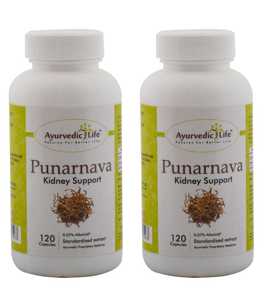     			Ayurvedic Life Punarnava Capsule 120 no.s Pack of 2