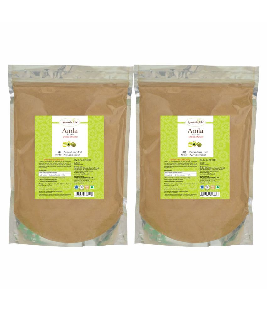     			Ayurvedic Life Amla Powder 1 kg Pack of 2