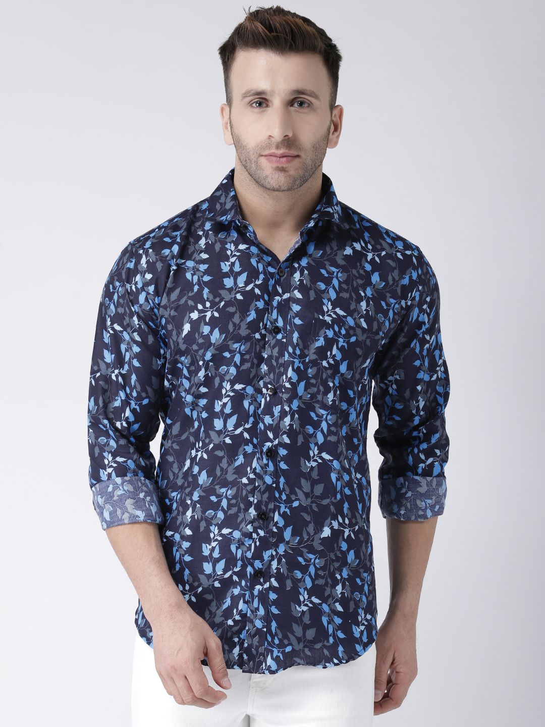     			Hangup Cotton Slim Fit Printed Men's Casual Shirt - Multi ( Pack of 1 )