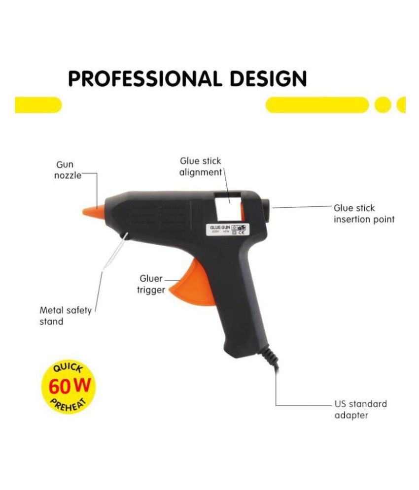 Khan Plastics Hot Melt Glue Gun 60 Watt 60 Watt Glue Gun Buy Khan