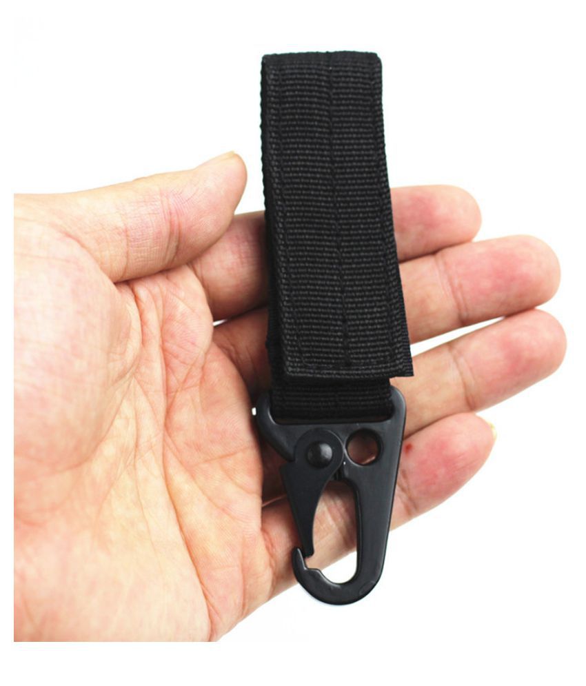 High Strength Nylon Military Key Hook Webbing Buckle Hanging Belt Carabiner: Buy High Strength Nylon Military Key Hook Webbing Buckle Hanging Belt Carabiner Online At Low Price - Snapdeal