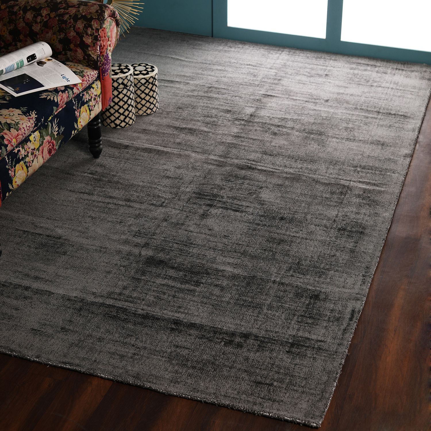     			PEQURA Gray Others Carpet Abstract 5x8 Ft