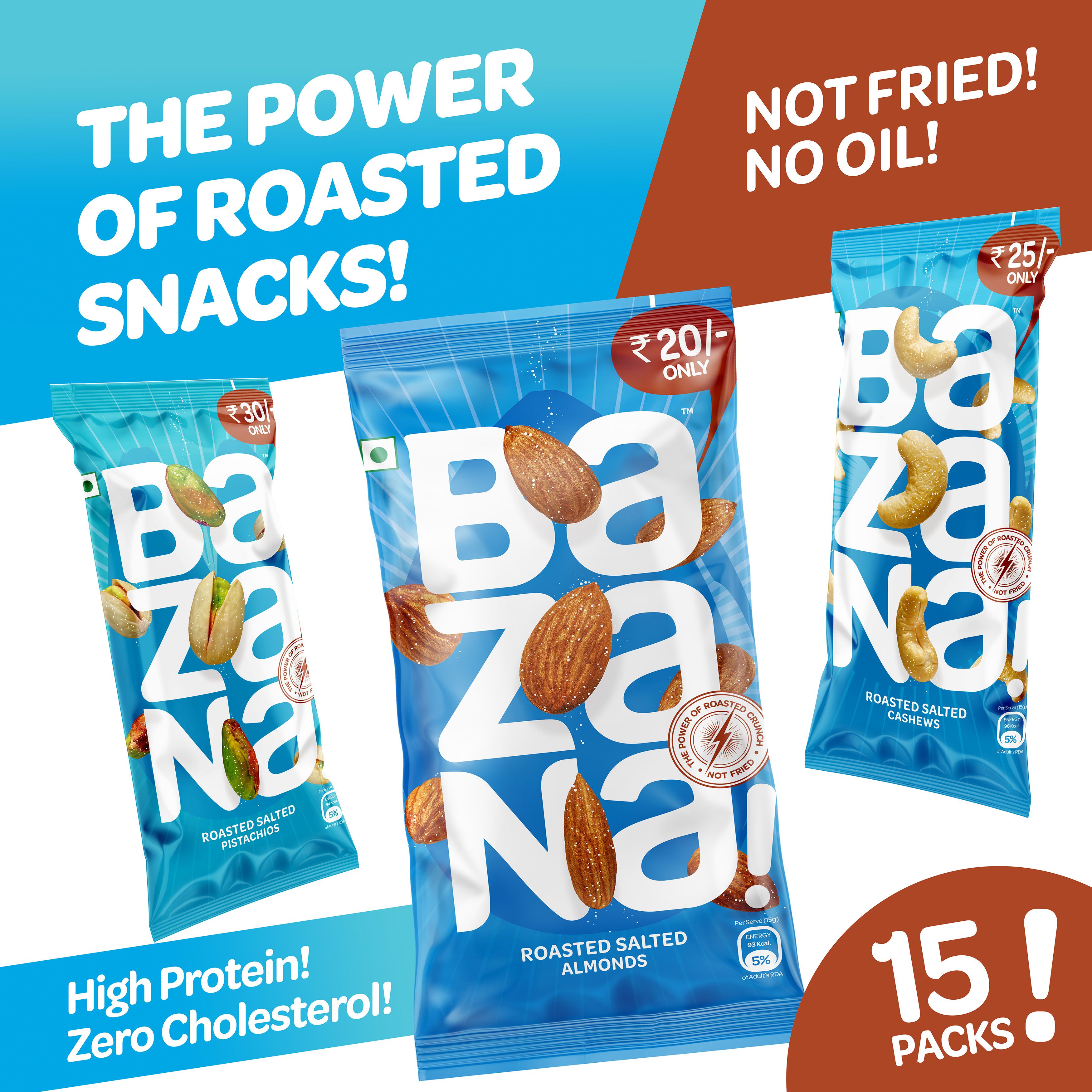     			Bazana! Mixed Nuts 225 g Pack of 15