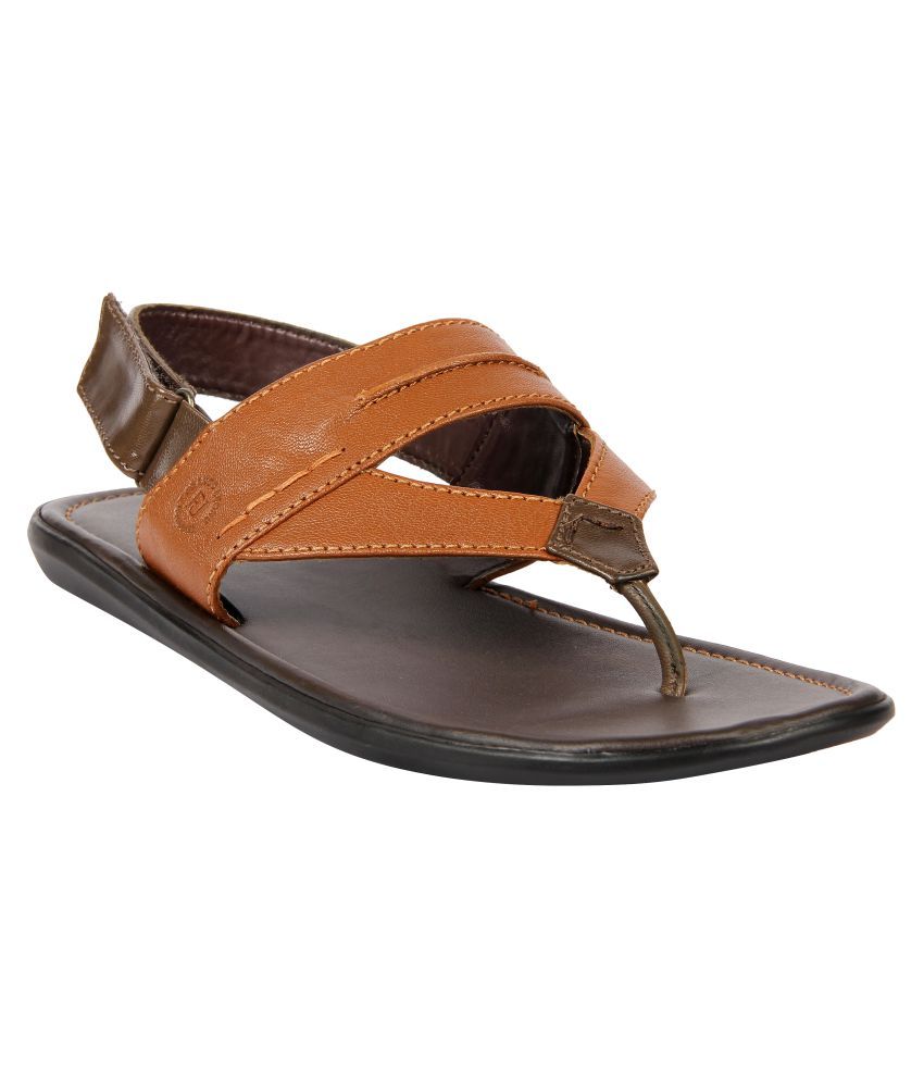 franco leone tan sandals