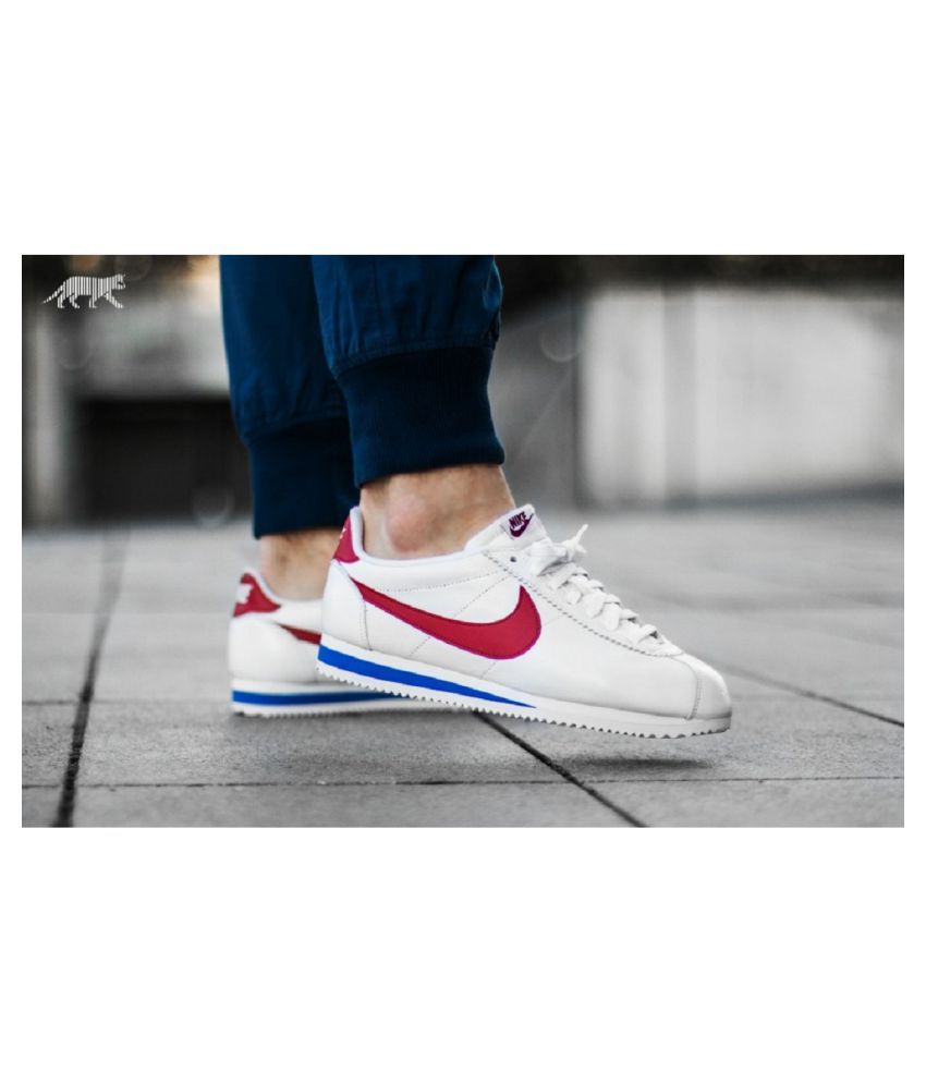 how to clean white cortez shoes