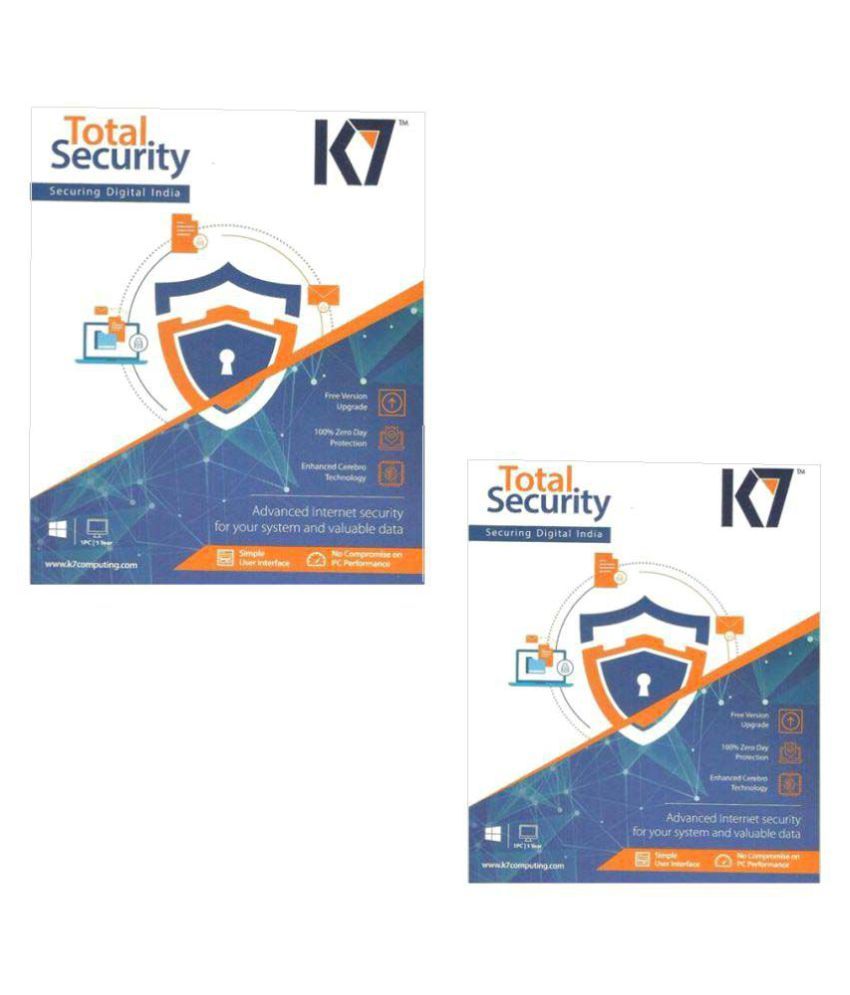 K7 Total Security 2018 ( 2 PC / 1 Year ) - CD - Buy K7 ...