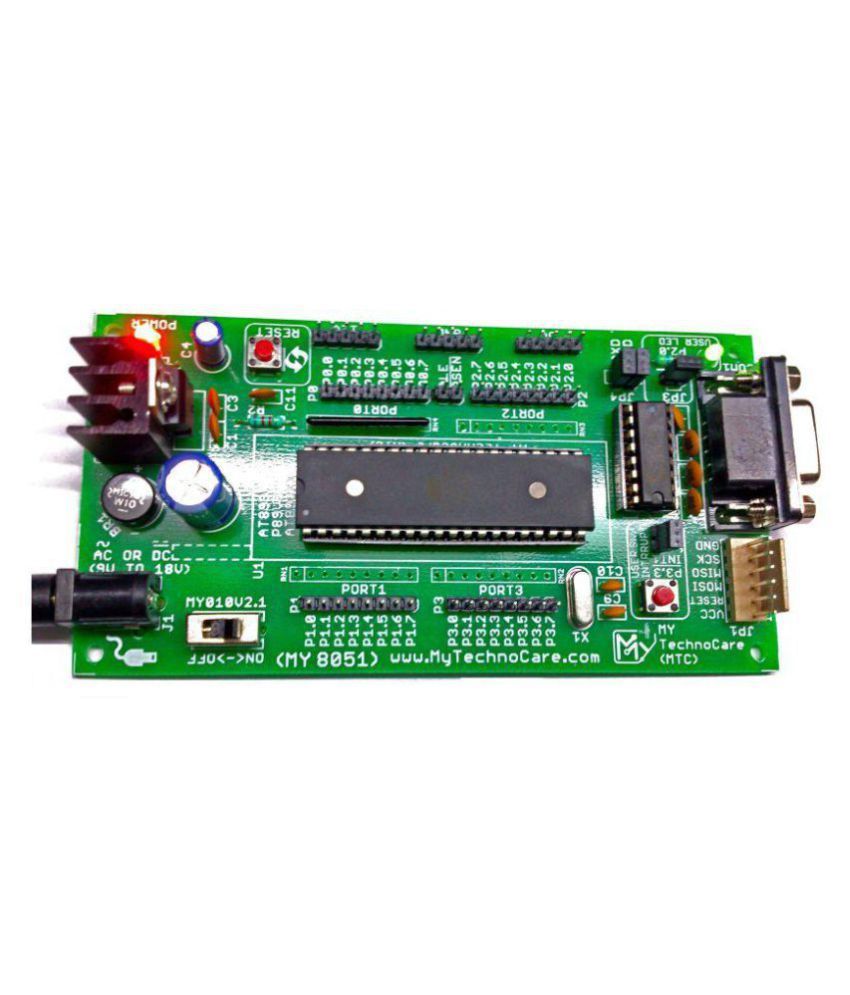 8051 Microcontroller Development Board Project Evaluation Kit Max232atmel At89s52 Icsupport 7958