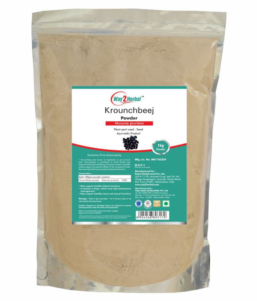     			Way2Herbal Krounchbeej    Powder 1 kg