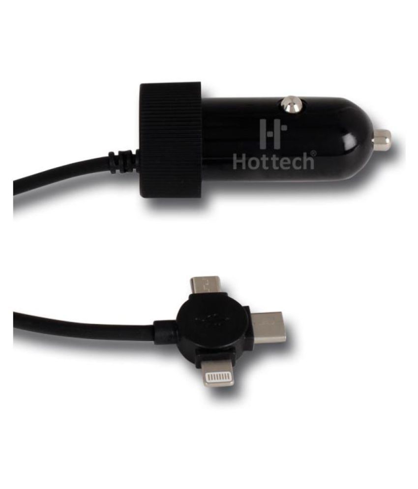 Hottech Car Mobile Charger 5573 Black Buy Hottech Car Mobile Charger